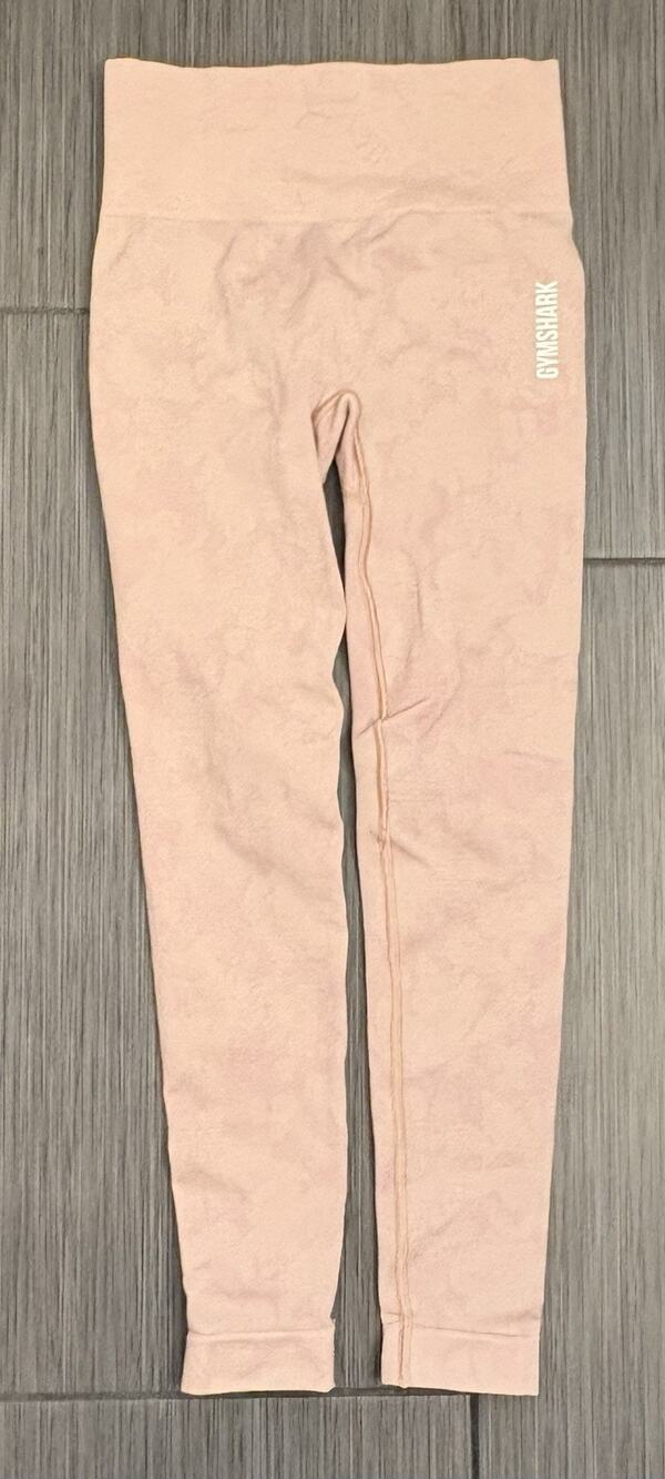 Gymshark Leggings Women’s XS Pink Textured Seamless High Waist Scrunch Butt